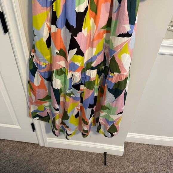 NWT Tuckernuck Crosby by Mollie Burch Green Pink Printed Maxi Dress Small - Picture 9 of 14